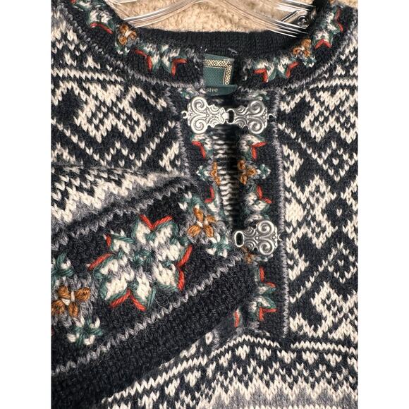 Dale of Norway Jubileum 2 Handknit 100% Wool Pullover Sweater NWOT Unisex Sz L - Picture 10 of 16